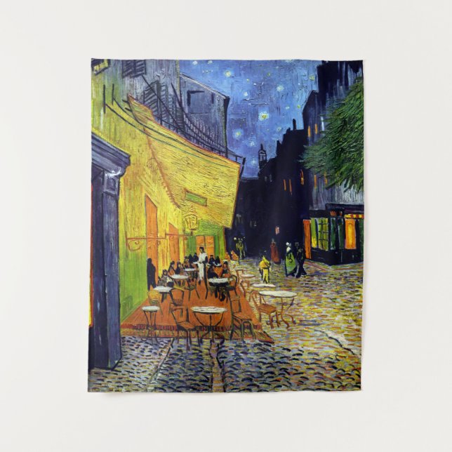 Tenture Vincent Willem van Gogh - Café Terrasse en soirée (Devant)