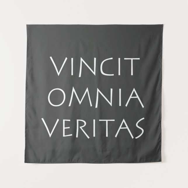 Tenture Vincit omnia veritas (Devant)