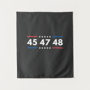 Tenture Vintage 45 47 48 Trump 2024 États-Unis Président d