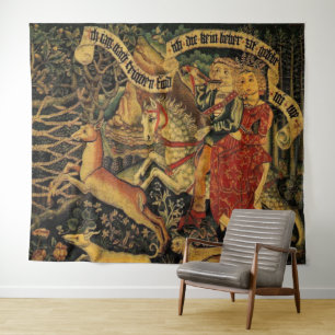 Tenture Vintage Allemagne Moyen-Age Renaissance Love Chass