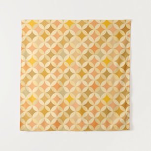 Tenture Vintage coloré : motif abstrait.