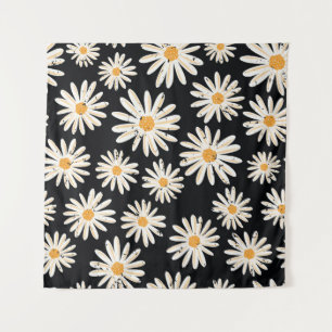 Tenture Vintage Daisy fleurs sans couture motif vintage. D