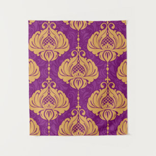 Tenture Vintage damassé ornemental sans couture motif