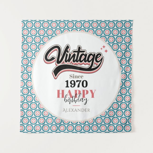 Tenture Vintage depuis - 1970 (Devant)