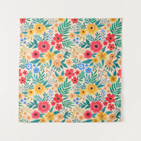 Vintage floral background. Seamless vintage patter