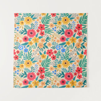 Tenture Vintage floral background. Seamless vintage patter