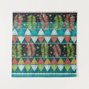 Tenture vintage floral ethnique sans couture motif dans do