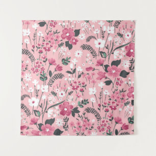 Tenture Vintage floral : motif tendance sans couture.