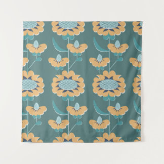 Tenture Vintage géométrique : Textile Nautique Motif