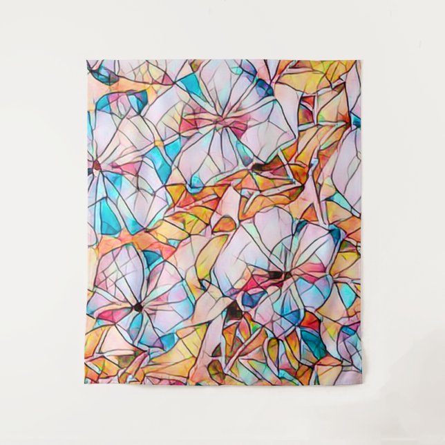 Tenture Violettes en verre (Devant)