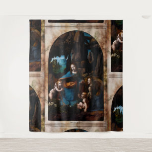 Tenture Virgin Of The Rocks by Léonard de Vinci