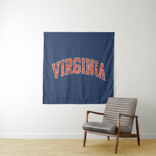 Tenture Virginia Wordmark en détresse