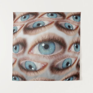 Tenture Vision psychédélique : illusion de l'oeil Abstrait