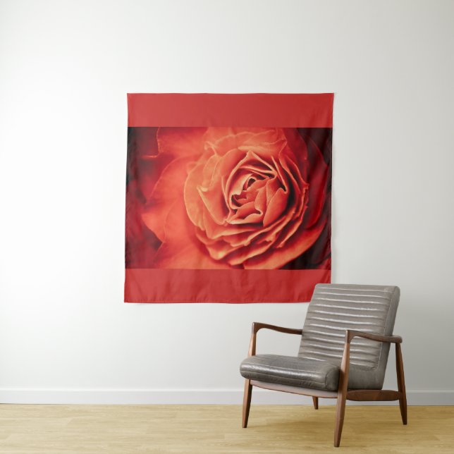 Tenture vivant rose (En situation)