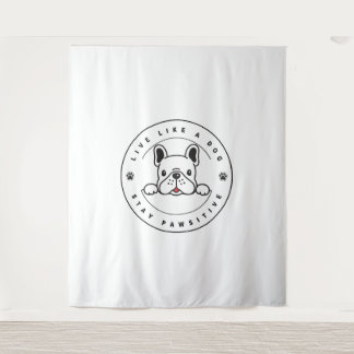 Tenture Vivez comme un chien rester pécheresse (2)