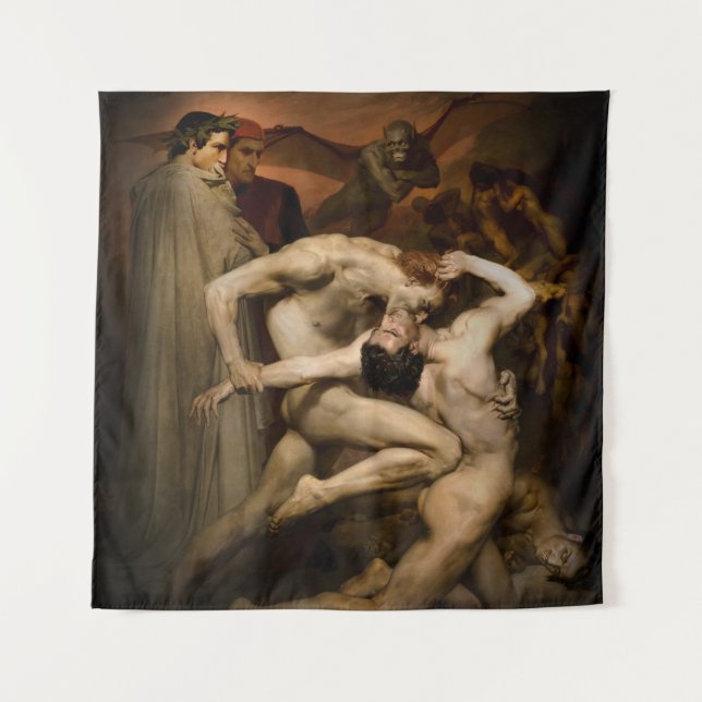 Tenture Vivid Retro - Dante et Virgil (Devant (Horizontal))