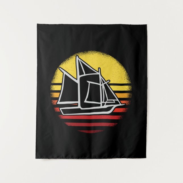 Tenture Voile Retro Vintage (Devant)