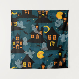 Tenture Voisinage hanté Halloween vintage sans fil Pa