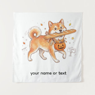 Tenture Voleur de Boulangerie Shiba Inu - Chien Mignon por