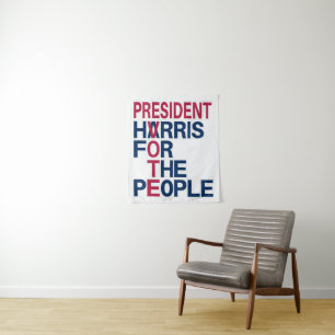Tenture Vote Harris Président du peuple