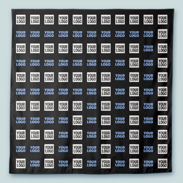 Tenture Votre logo ou image téléchargée | Motif géométriqu (Créateur téléchargé)