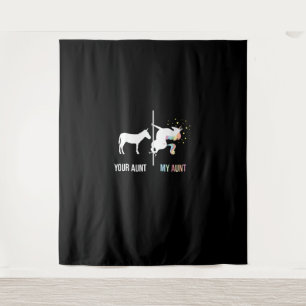 Tenture Votre Tante Ma Tante - Unicorne Cool Tante Tante N