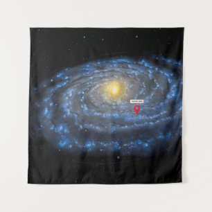 Tenture Vous êtes ici : Carte Milky Way
