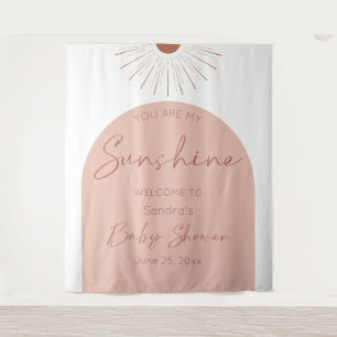 Tenture Vous êtes ma douche de bébé soleil Boho