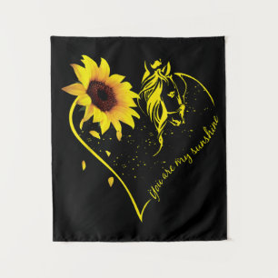Tenture Vous Êtes Mon Sunshine Tournesol Et Cheval