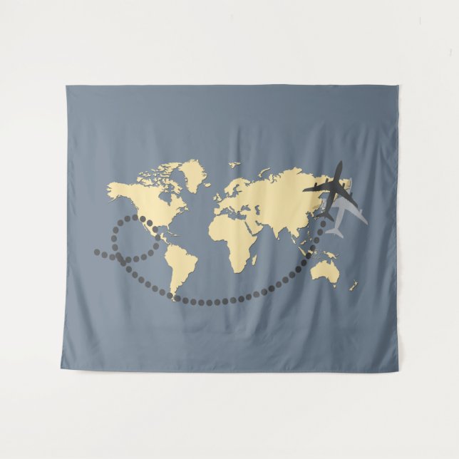 Tenture Voyons l'illustration du monde (Devant (Horizontal))