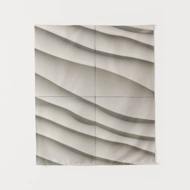 Tenture Vue aérienne du désert (Devant)