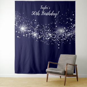 Tenture Vue nocturne Anniversaire de la photo
