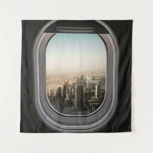 TENTURE VUE SUR LA VILLE DE L'AVION PENDANT LA JOURNÉE