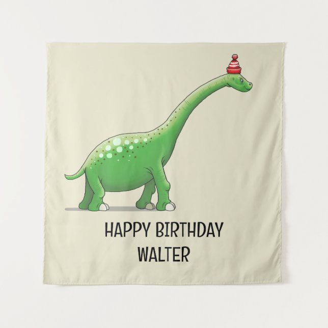 Tenture Walter le Dinosaur (Devant)