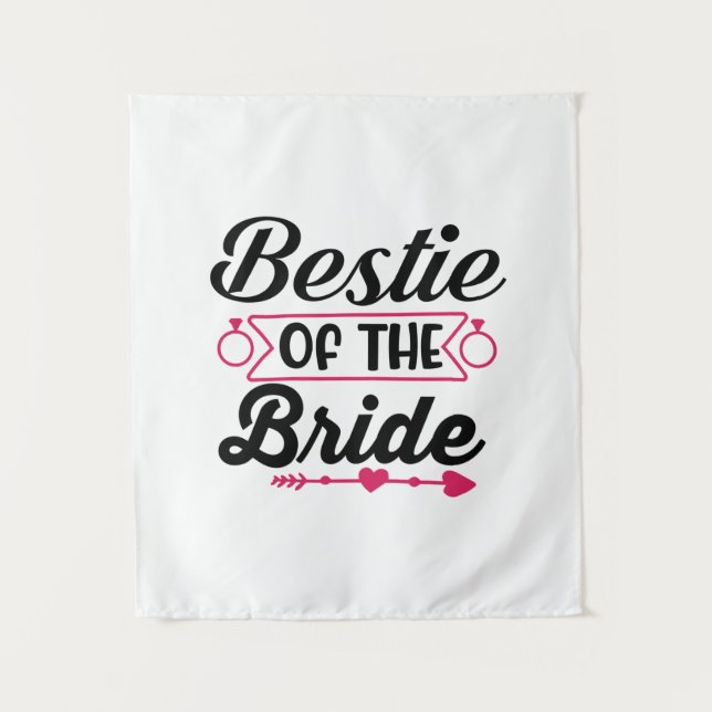 Tenture Wedding Bestie Of The Bride (Devant)