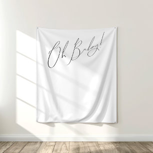 Tenture Whimsical Genre Neutral Oh Baby Backdrop