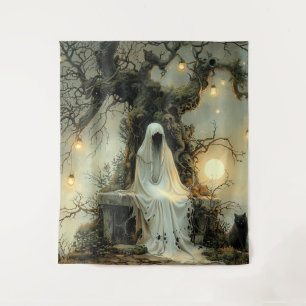 Tenture Whispers Sous la lanterne Halloween