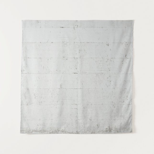 Tenture White painted concrete wall concrete (Devant)