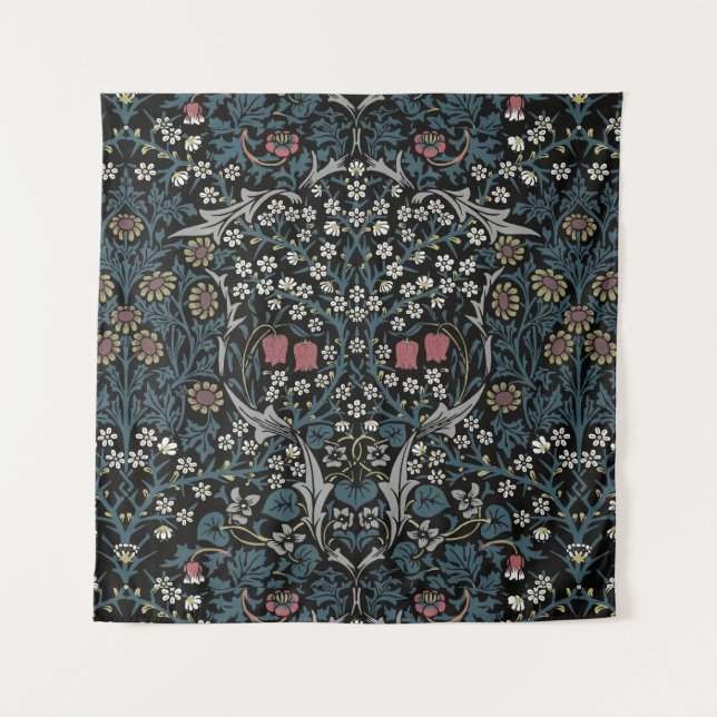 Tenture William Morris Blackthorn Floral Art Nouveau (Devant)