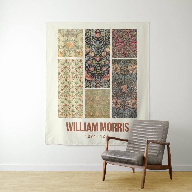 Tenture William Morris Collection Motif d'art (En situation)