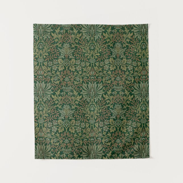 Tenture William Morris Flower Garden-Greens (Devant)