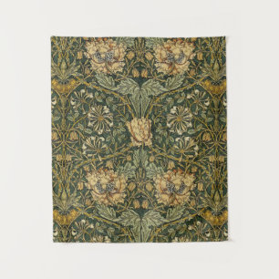 Tenture William Morris Honeysuckie Vert Jaune