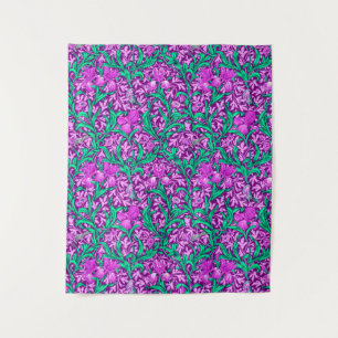 Tenture William Morris Irises, Améthyste Violet