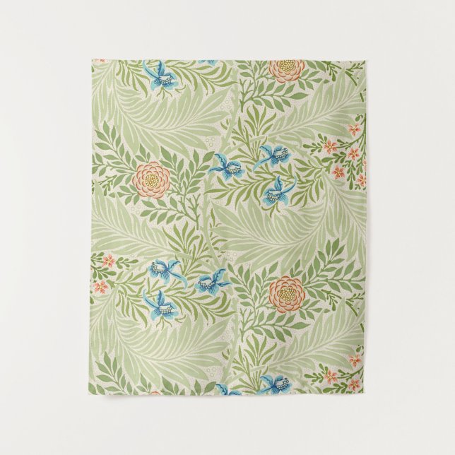 Tenture William Morris Larkspur Motif floral (Devant)