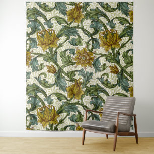 Tenture William Morris modèle floral à tige unique