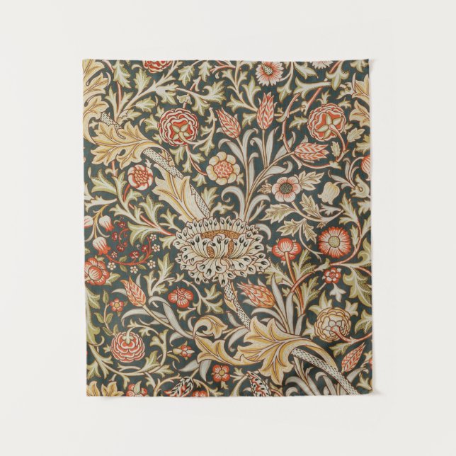 Tenture William Morris Trent Garden Flower Classique Botan (Devant)