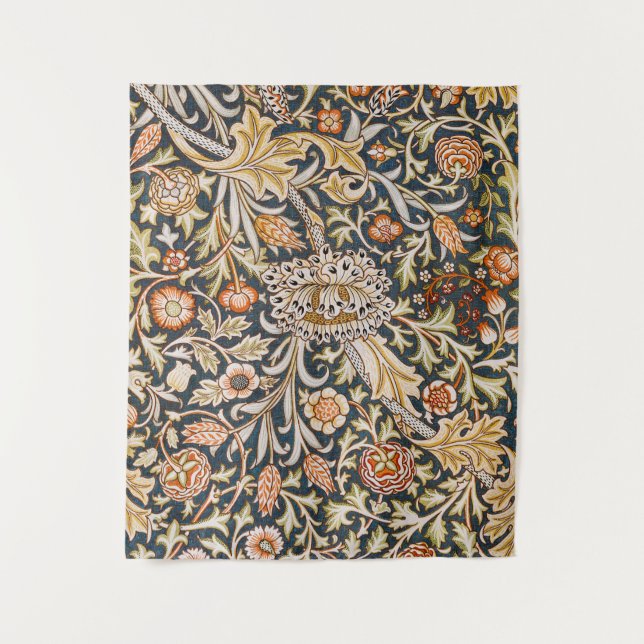 Tenture William Morris Trent Garden Flower Motif classique (Devant)