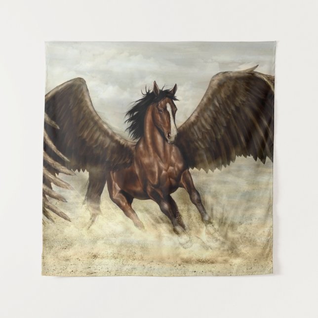 Tenture Winged Pegasus   (Devant)