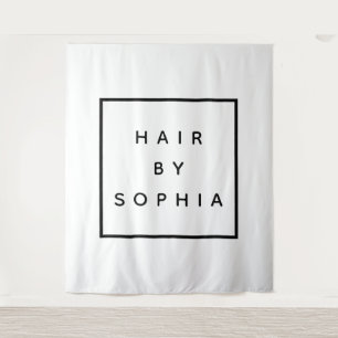 Tenture XL HAIR stylisé promotion d'entreprise luxe Tapiss