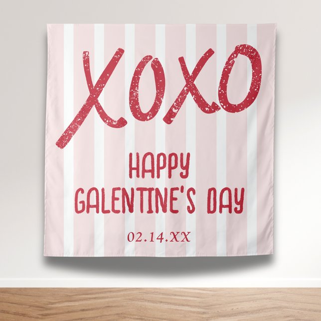 Tenture XOXO Hand Drawn Galentine’s Day Party (Créateur téléchargé)